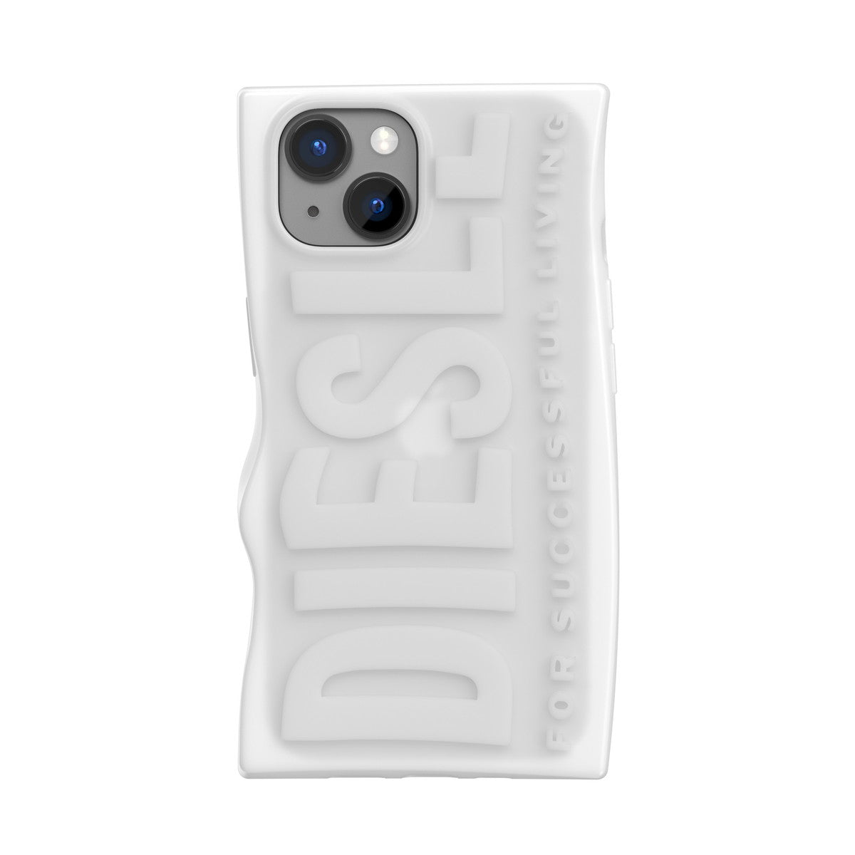 iPhone14/13ケース D By Silicone ミルキーホワイト