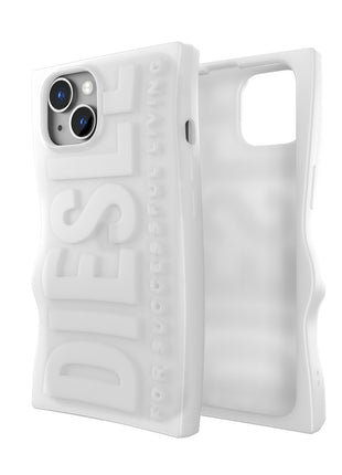 iPhone14/13ケース D By DIESEL Silicone ミルキーホワイト