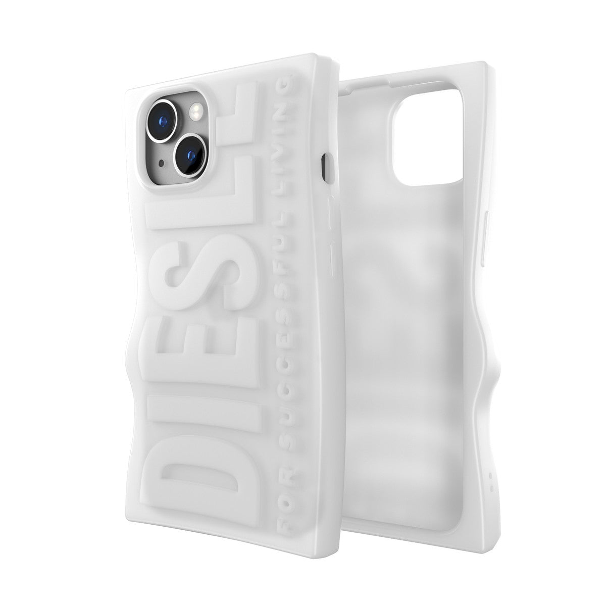 iPhone14/13ケース D By Silicone ミルキーホワイト