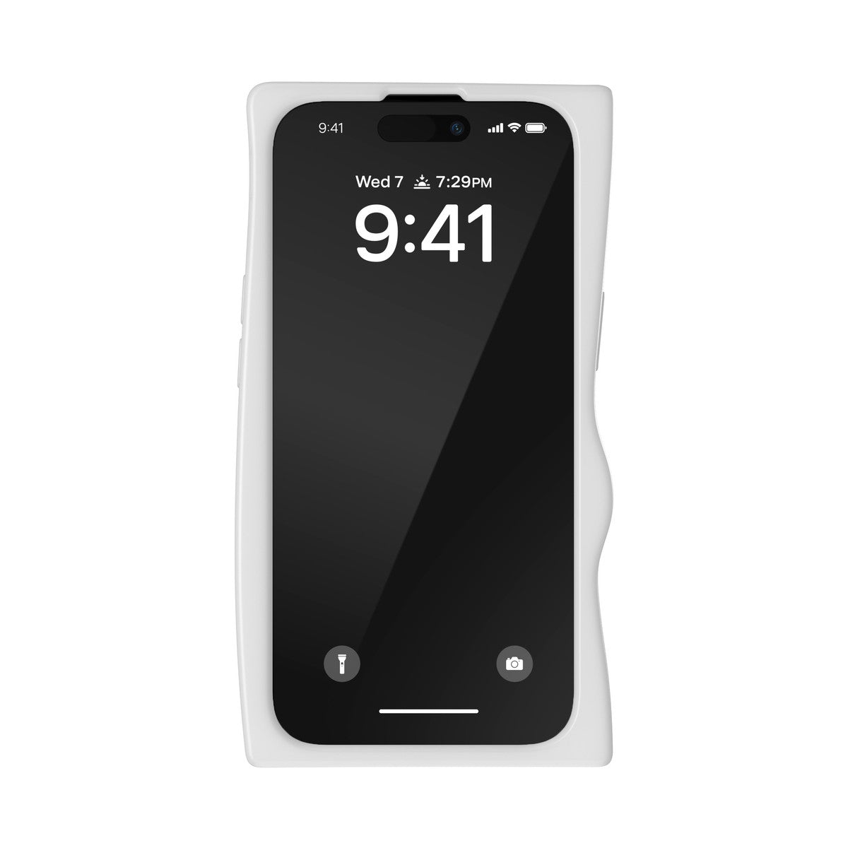 iPhone15ケース D By Silicone ミルキーホワイト