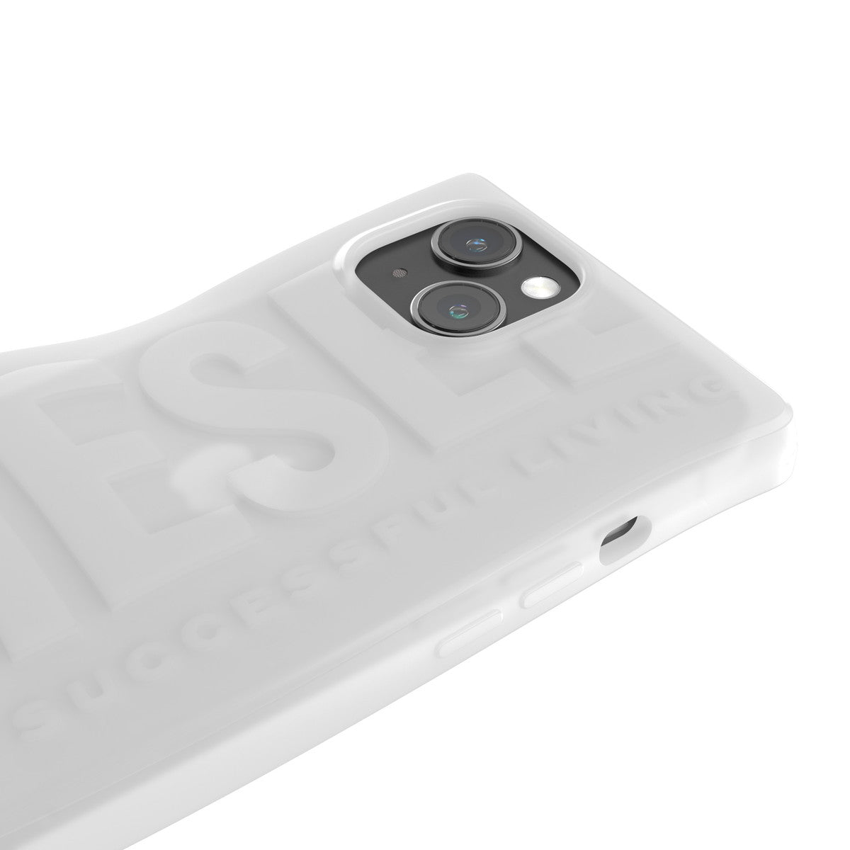 iPhone15ケース D By Silicone ミルキーホワイト