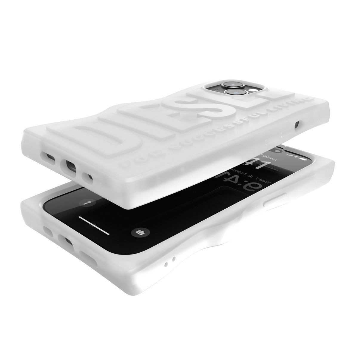 iPhone15ケース D By Silicone ミルキーホワイト