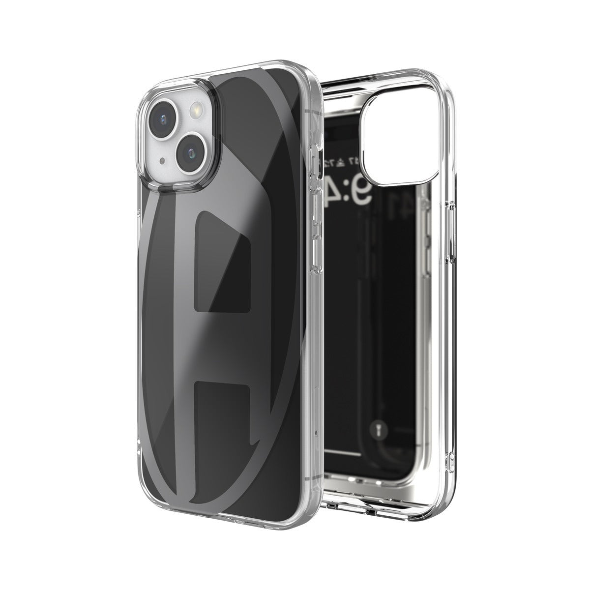 iPhone15ケース Oval D ブラック