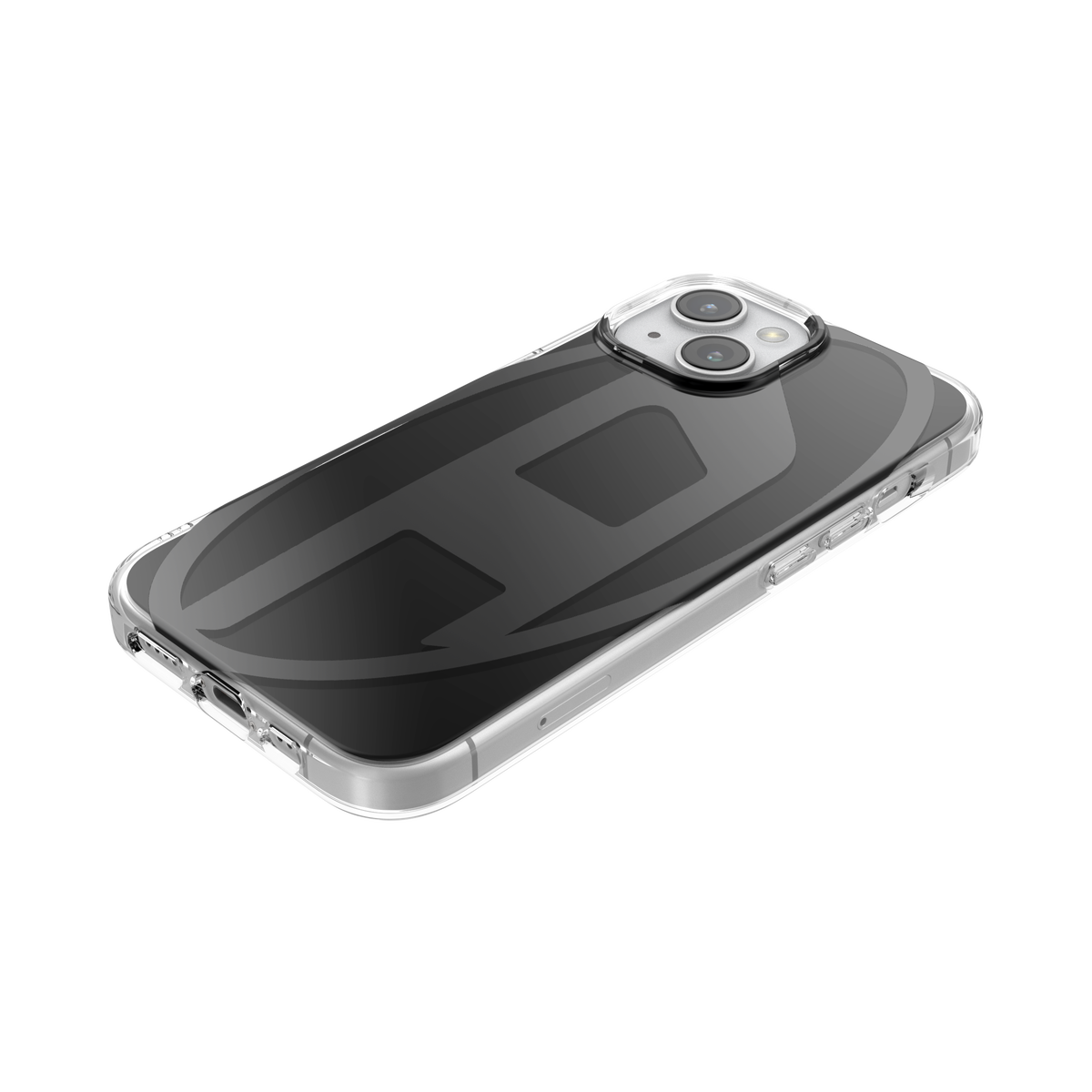 iPhone15ケース Oval D ブラック