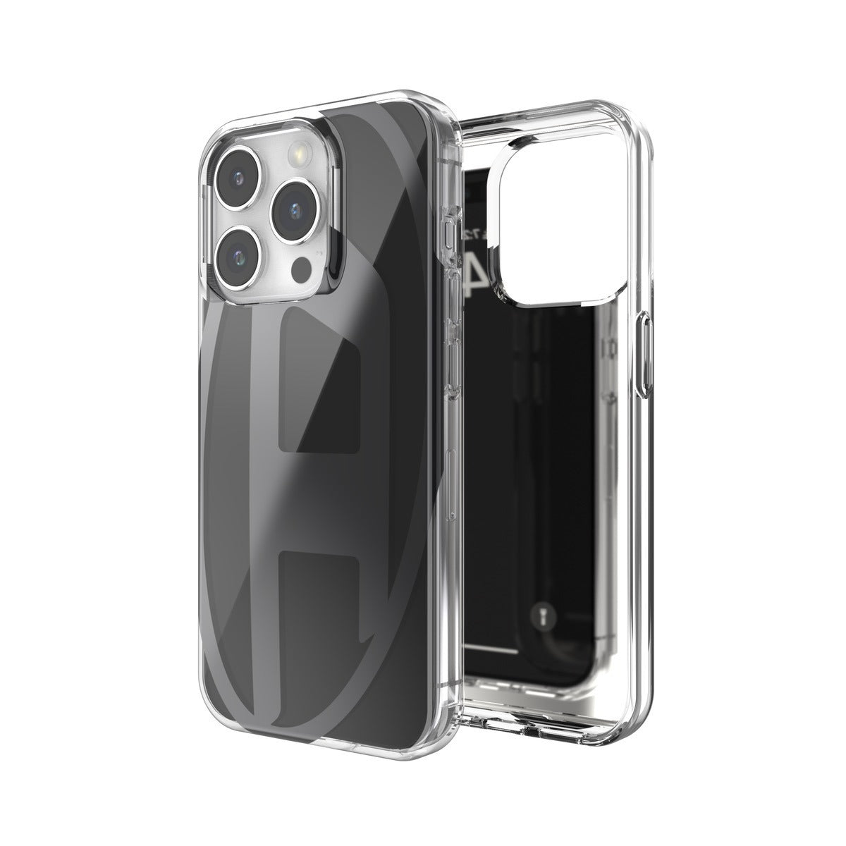 iPhone15Proケース Oval D ブラック