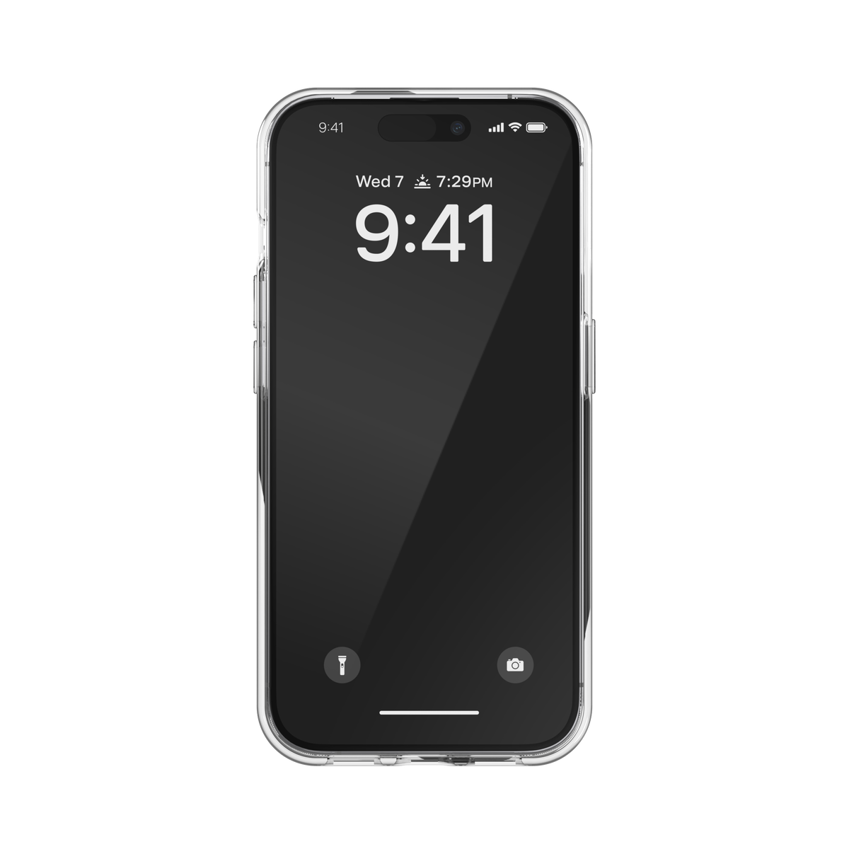 iPhone15Proケース Oval D ブラック