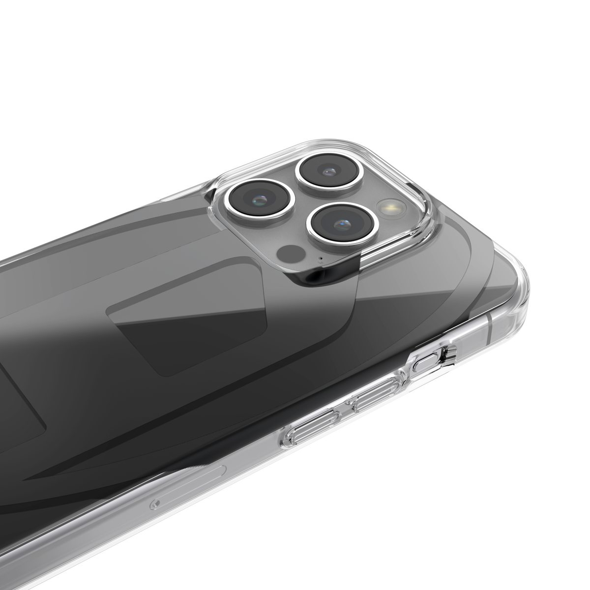 iPhone15Proケース Oval D ブラック