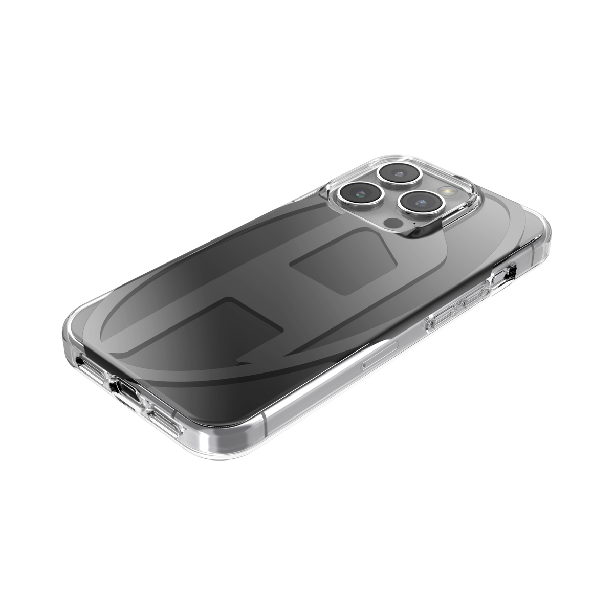 iPhone15Proケース Oval D ブラック