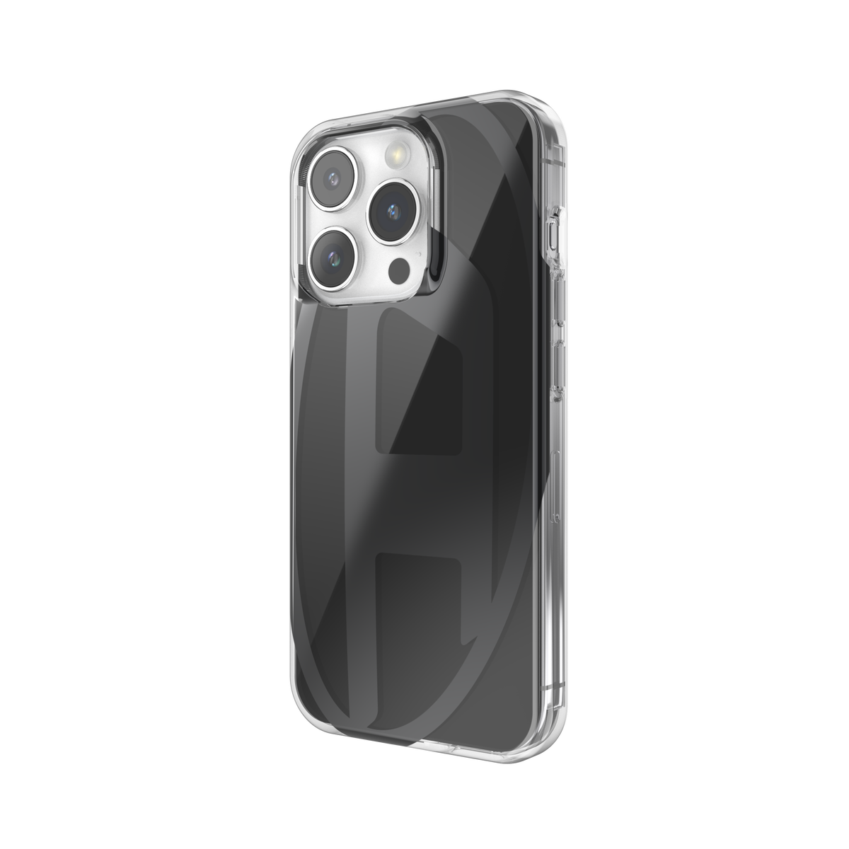 iPhone15Proケース Oval D ブラック