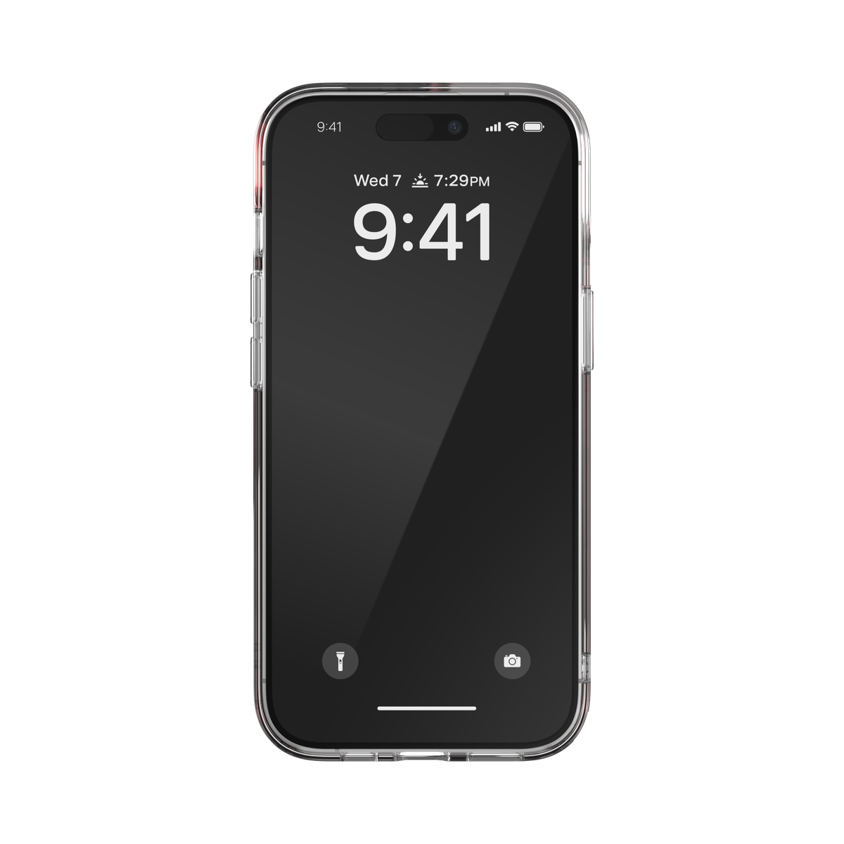 iPhone15ケース Oval D レッド