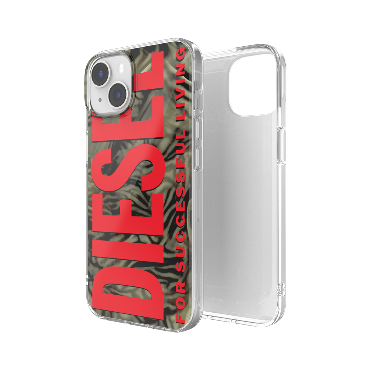 iPhone14/13ケース Biscotto Camo レッド