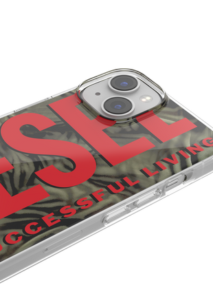 DIESEL iPhone14/13ケース Biscotto Camo レッド