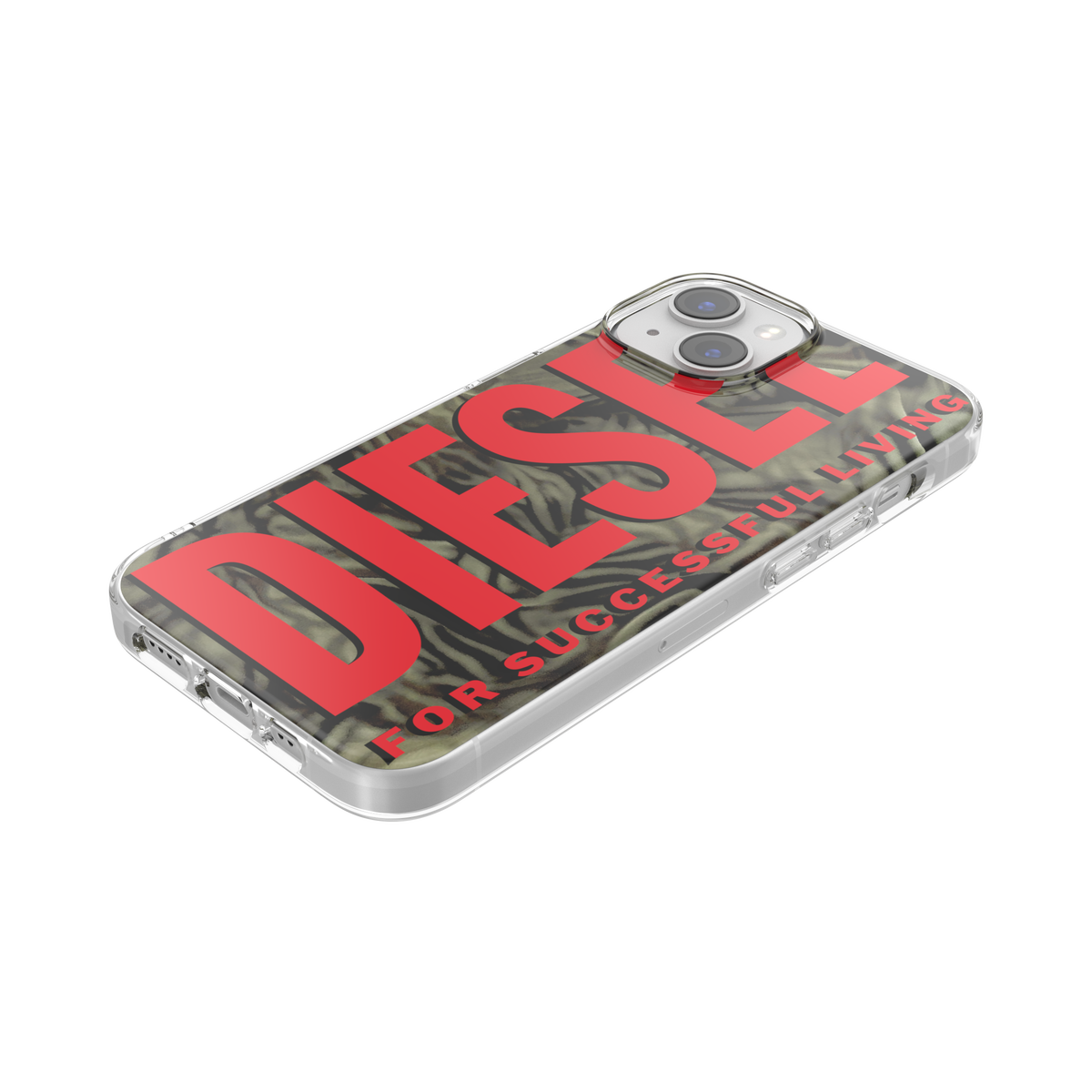 iPhone14/13ケース Biscotto Camo レッド