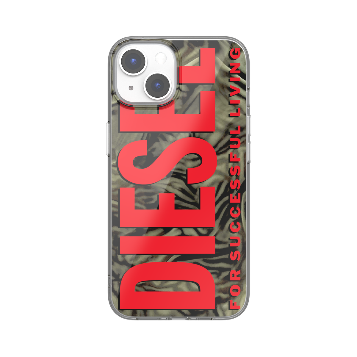 iPhone14/13ケース Biscotto Camo レッド