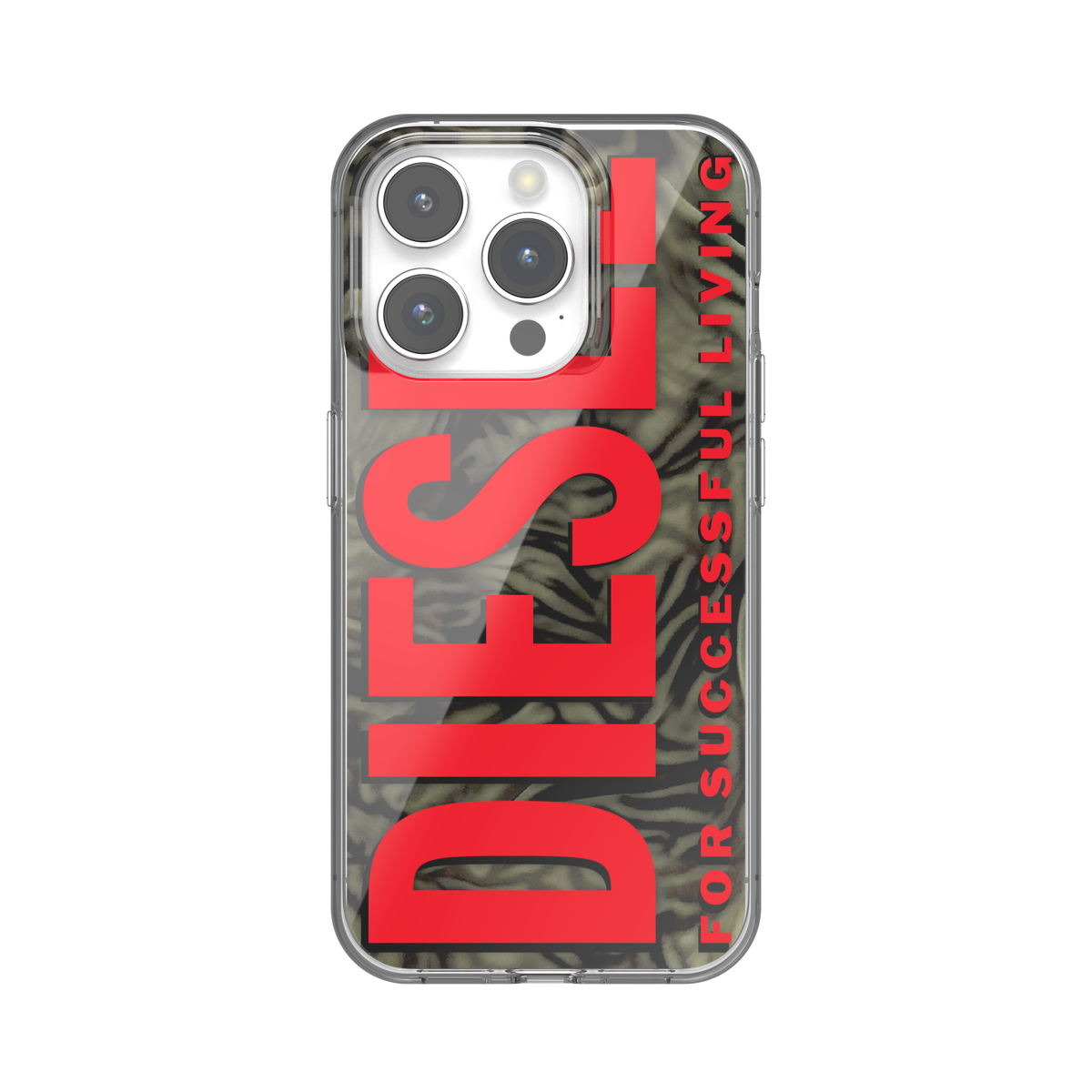 iPhone15Proケース Biscotto Camo レッド