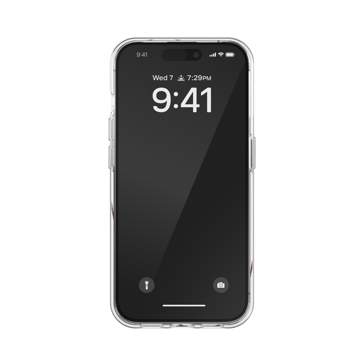 iPhone15Proケース Oval D Camo グリーン