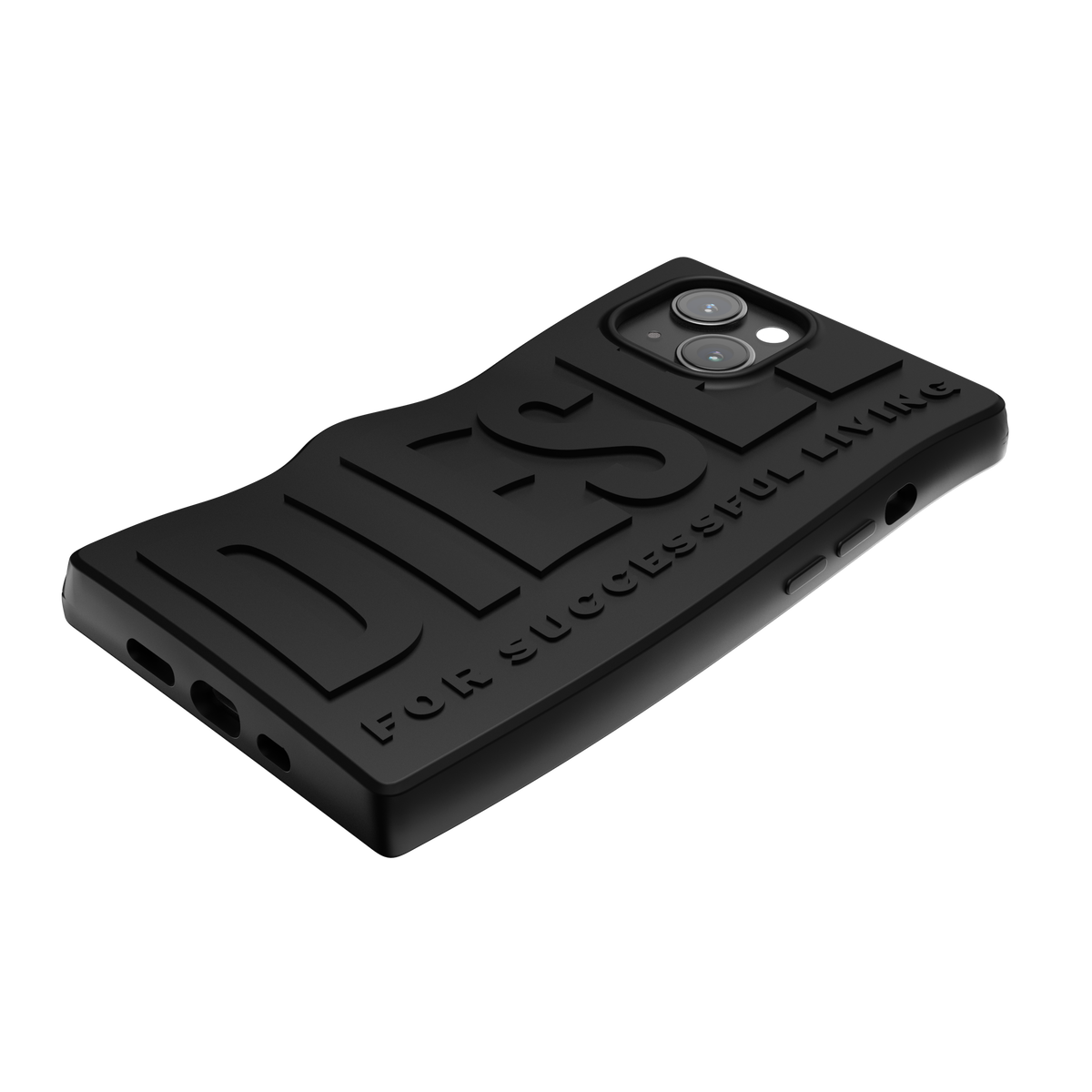 iPhone15ケース D By Silicone ブラック