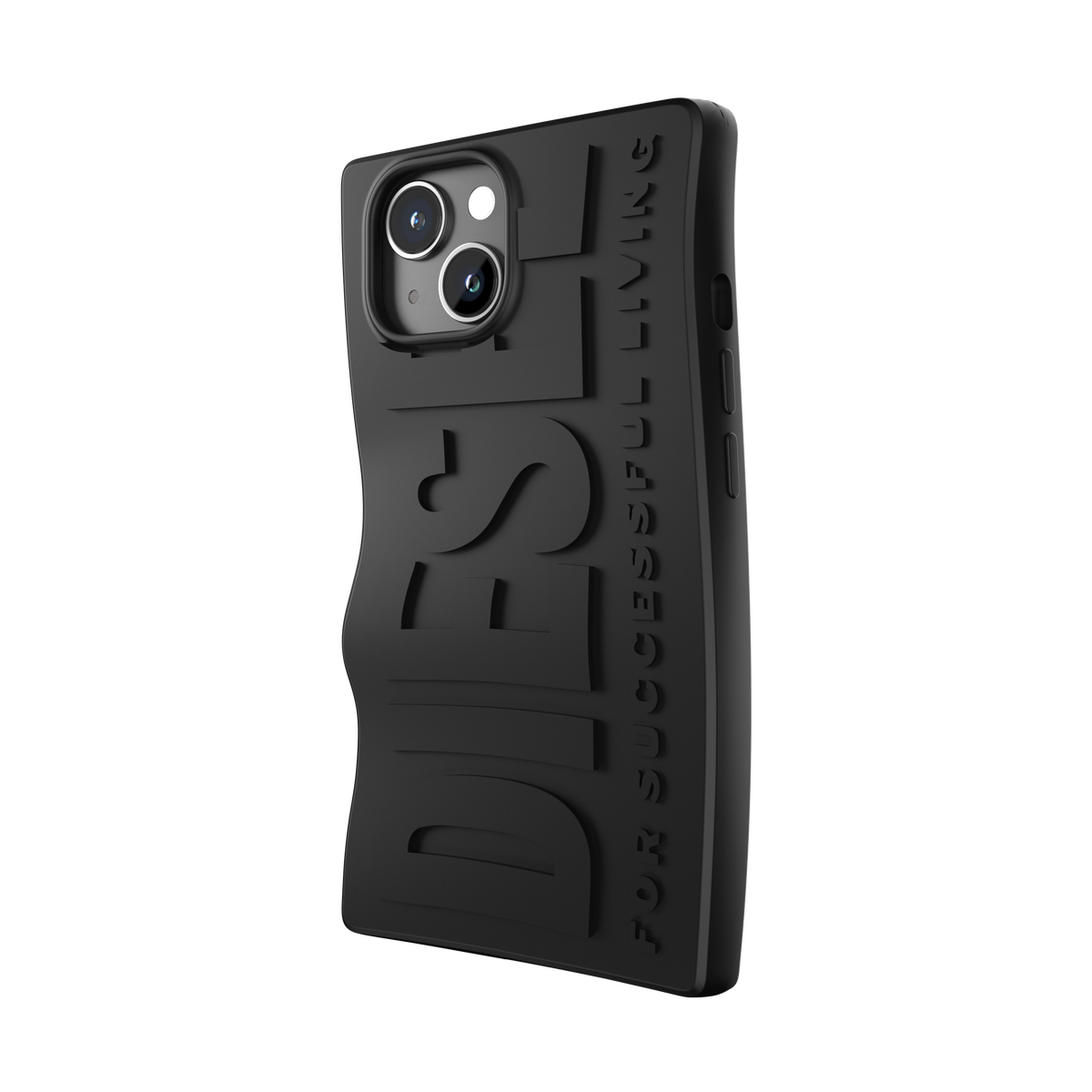 iPhone15ケース D By Silicone ブラック