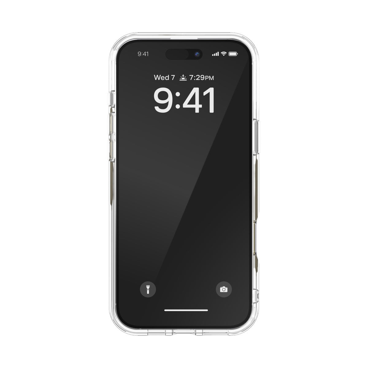 iPhone 16 Pro Maxケース Oval D Mirror Clear クリア/ゴールド