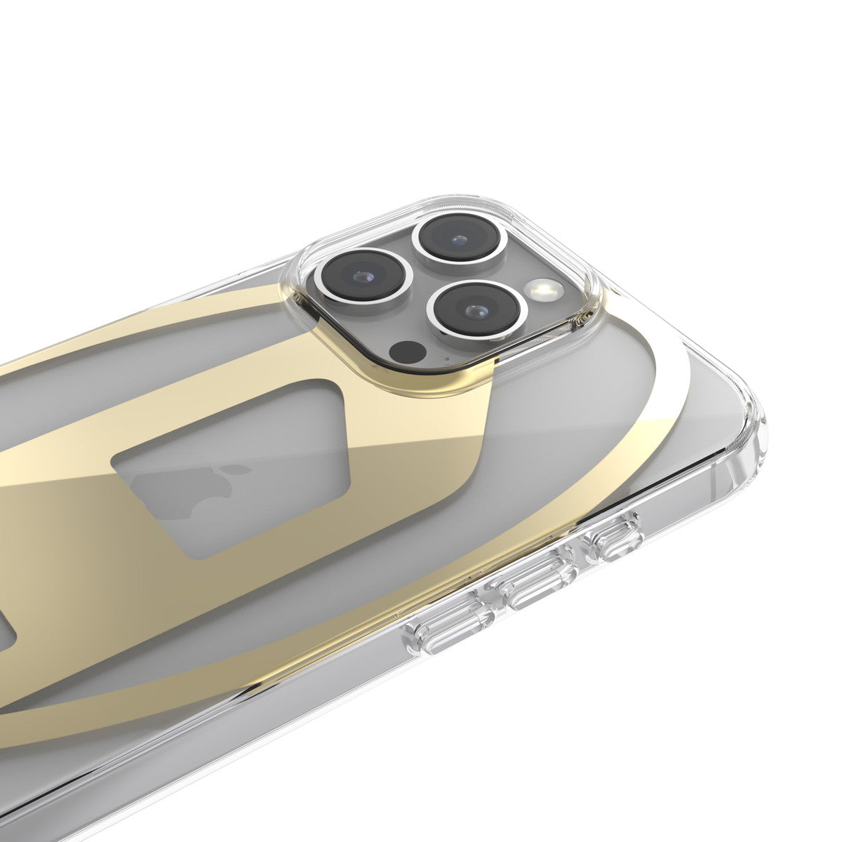iPhone 16 Pro Maxケース Oval D Mirror Clear クリア/ゴールド