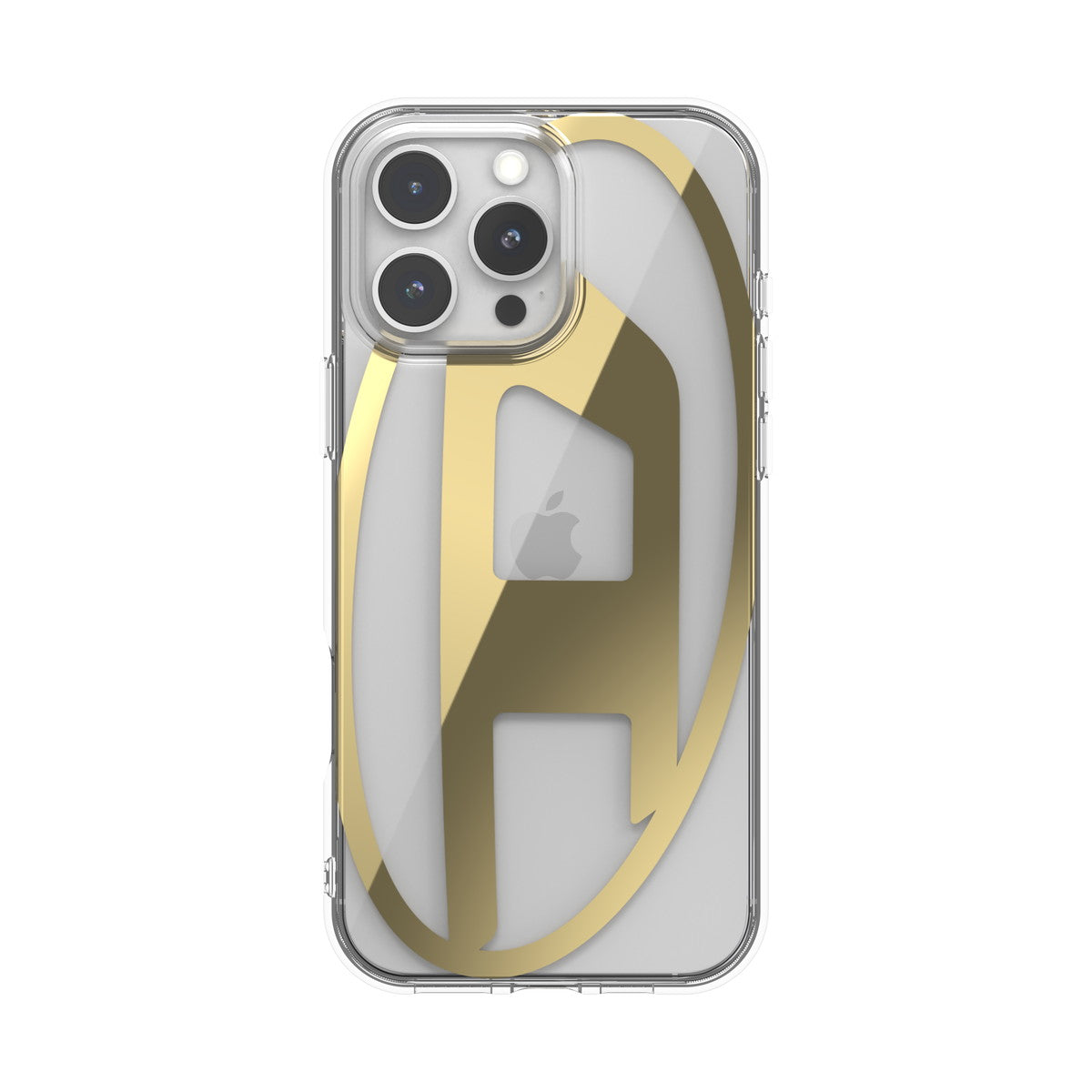 iPhone 16 Pro Maxケース Oval D Mirror Clear クリア/ゴールド