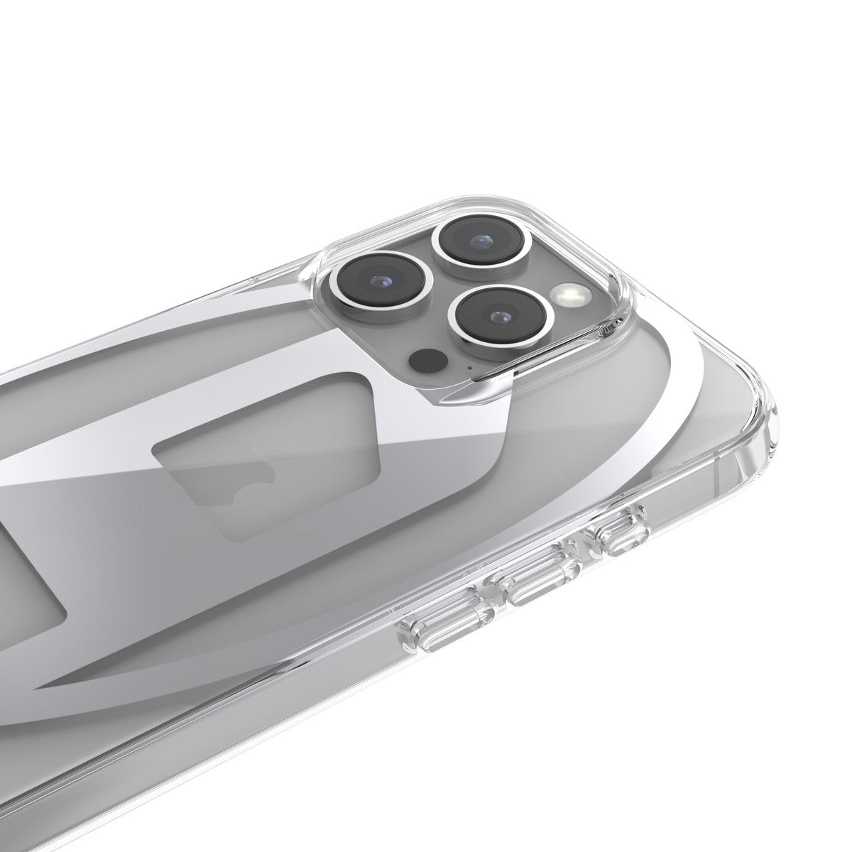 iPhone 16 Proケース Oval D Mirror Clear クリア/シルバー