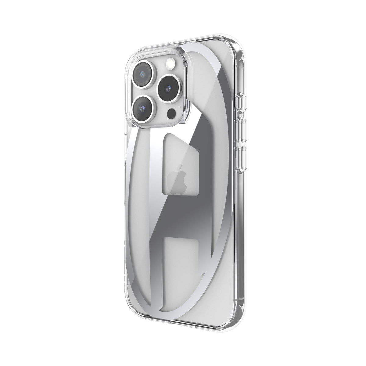 iPhone 16 Proケース Oval D Mirror Clear クリア/シルバー