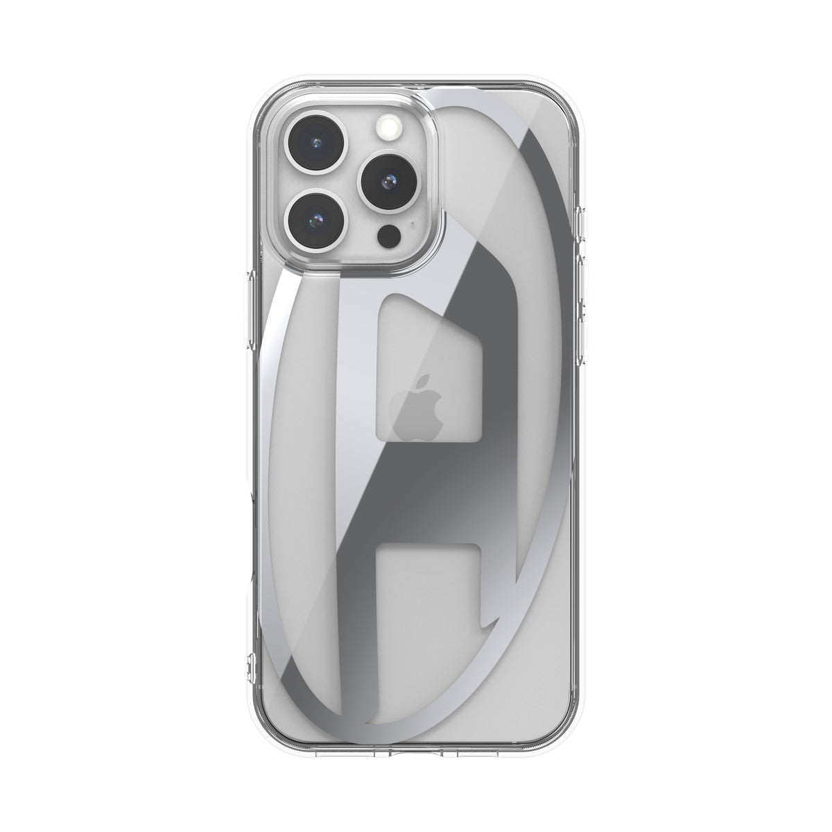 iPhone 16 Pro Maxケース Oval D Mirror Clear クリア/シルバー