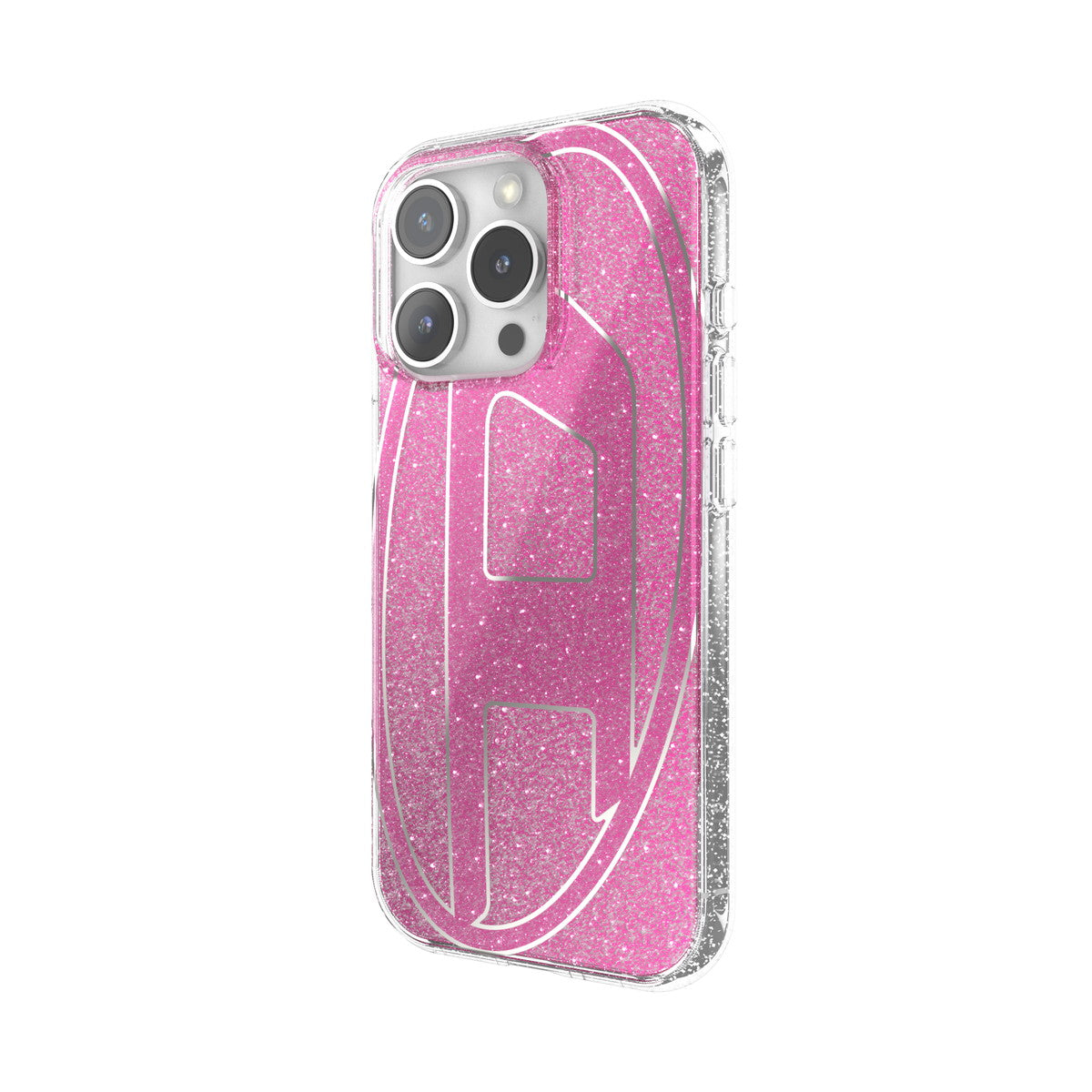 iPhone 16 Proケース Oval D Glitter ピンク