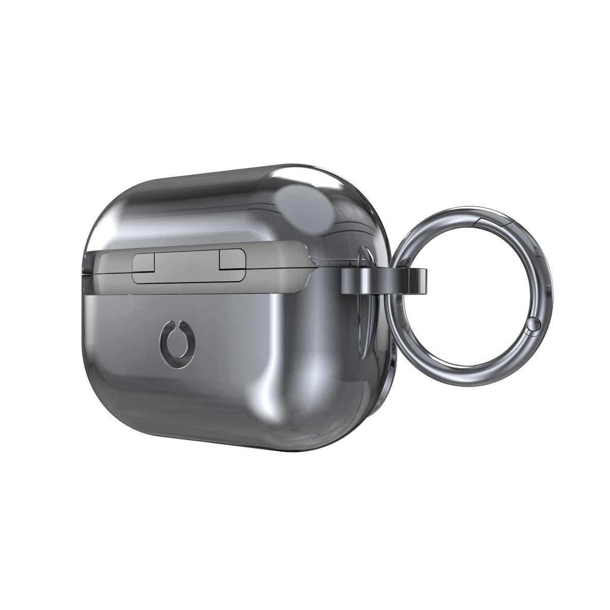 AirPods Proケース Oval D GLOSSY シルバー