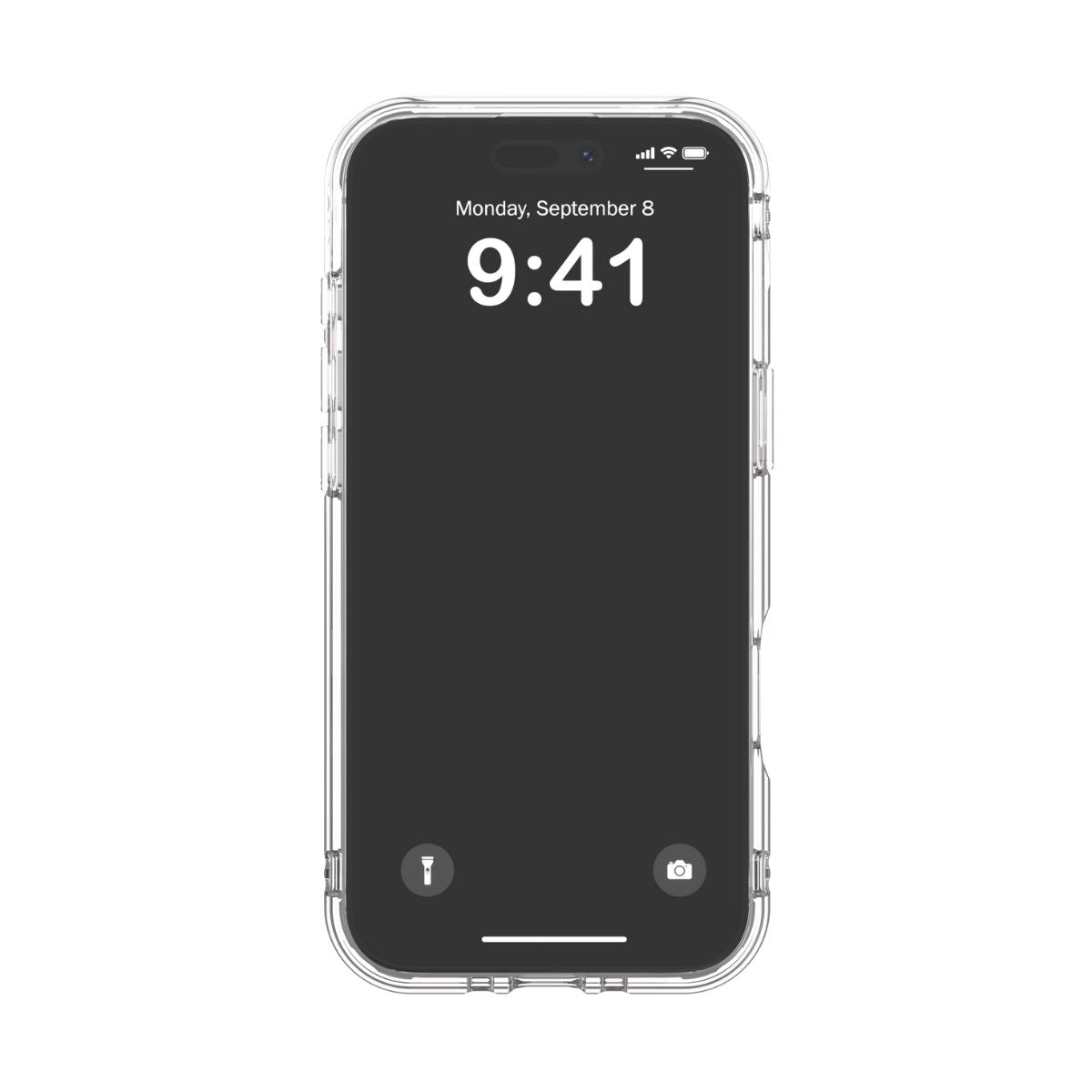 iPhone Airケース Oval D Metallic Magsafeクリア/ピンク