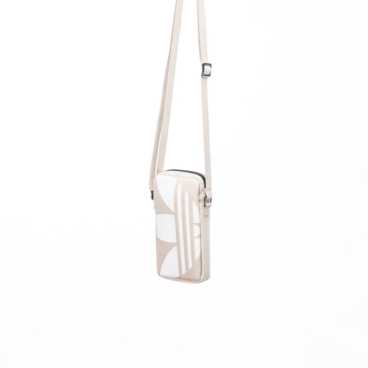 adidas ユニバーサルフォンポーチ Universal Pouch Big Logo トープホワイト