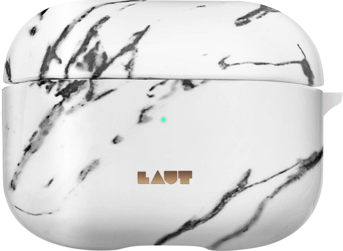 AirPods Proケース HUEX ELEMENTS マーブルホワイト