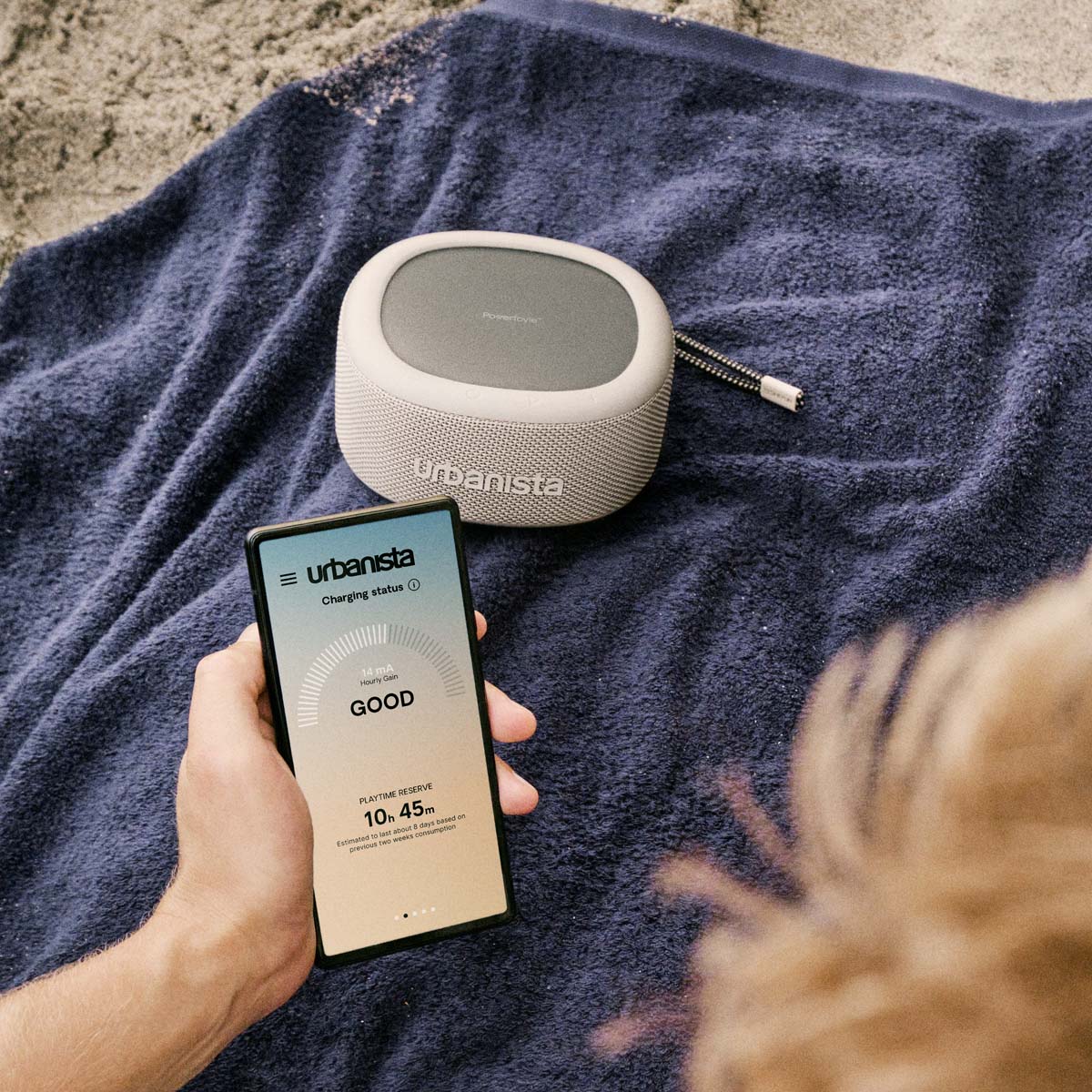 ワイヤレススピーカー MALIBU〔マリブ〕 Bluetooth ソーラー充電機能搭載スピーカー ミッドナイトブラック