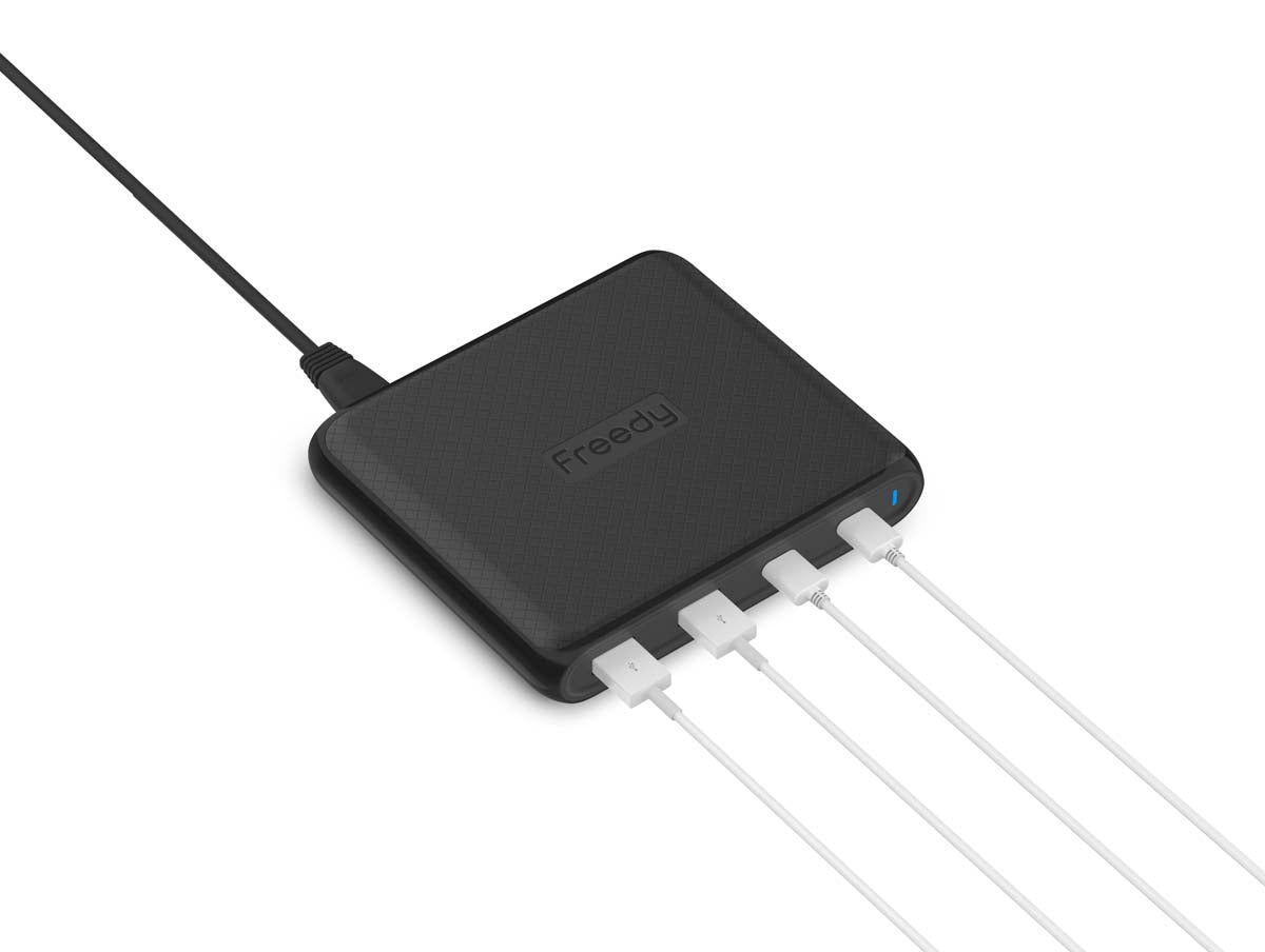 マルチポートチャージャー 90W 4台同時充電 ブラック EA1707BK