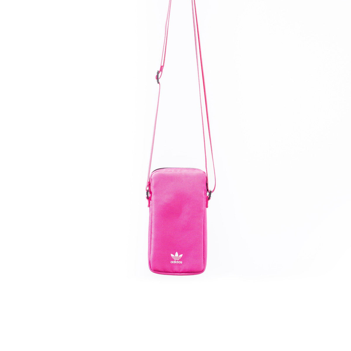 adidas ユニバーサルフォンポーチ Universal Pouch Big Logo ピンクホワイト
