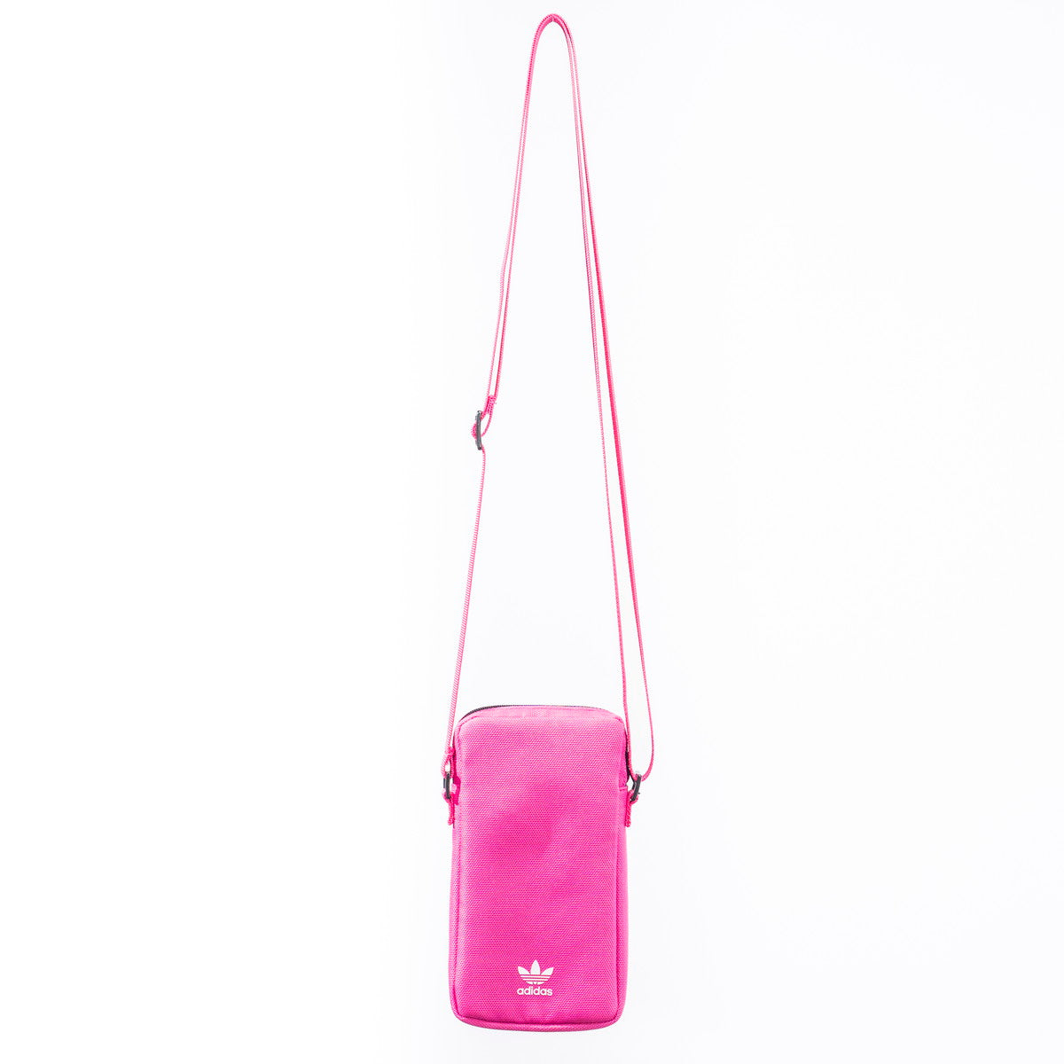 adidas ユニバーサルフォンポーチ Universal Pouch Big Logo ピンクホワイト