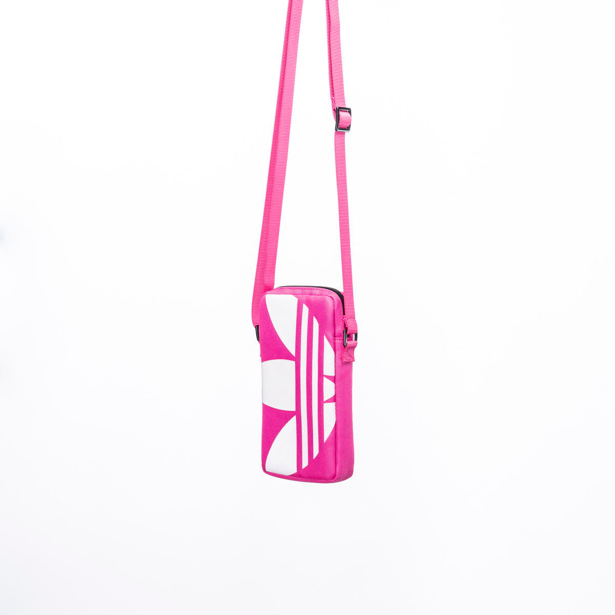 adidas ユニバーサルフォンポーチ Universal Pouch Big Logo ピンクホワイト
