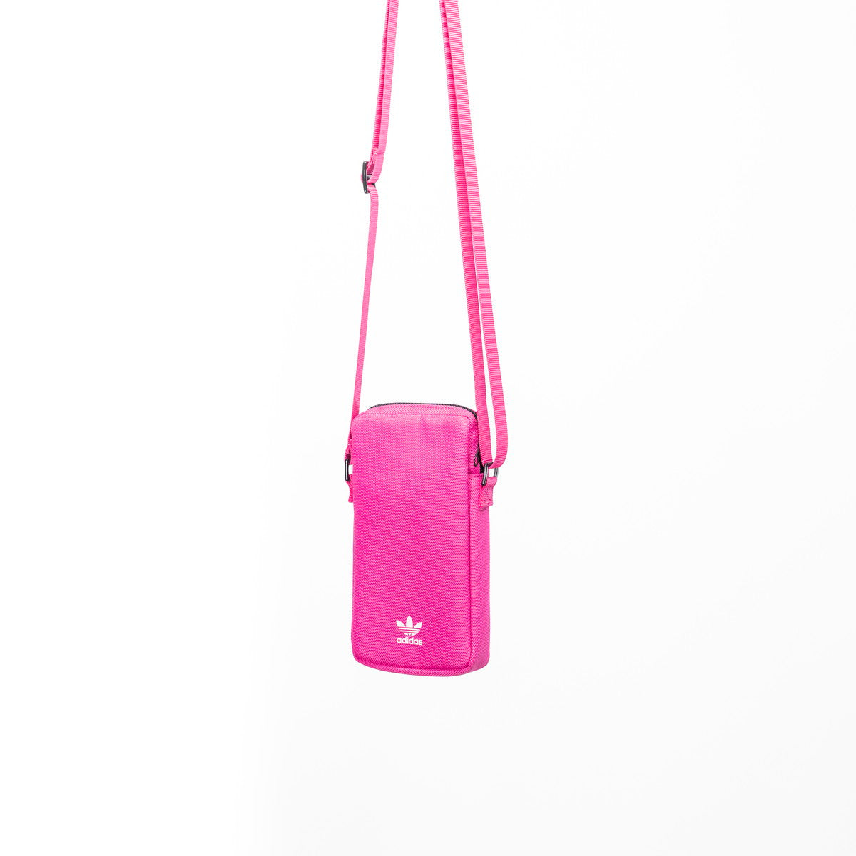adidas ユニバーサルフォンポーチ Universal Pouch Big Logo ピンクホワイト