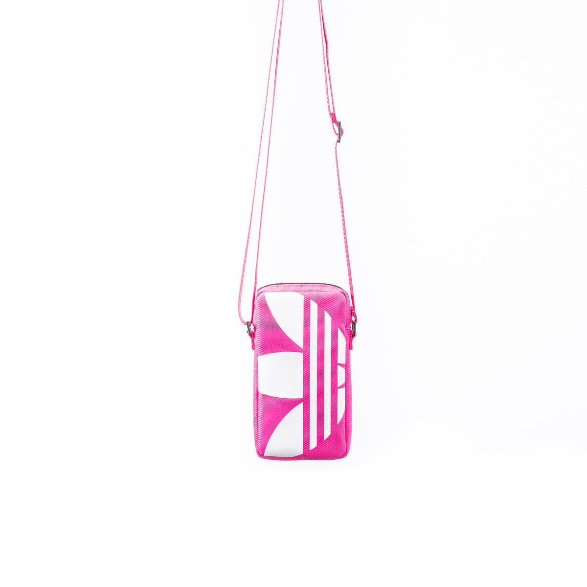 adidas ユニバーサルフォンポーチ Universal Pouch Big Logo ピンクホワイト