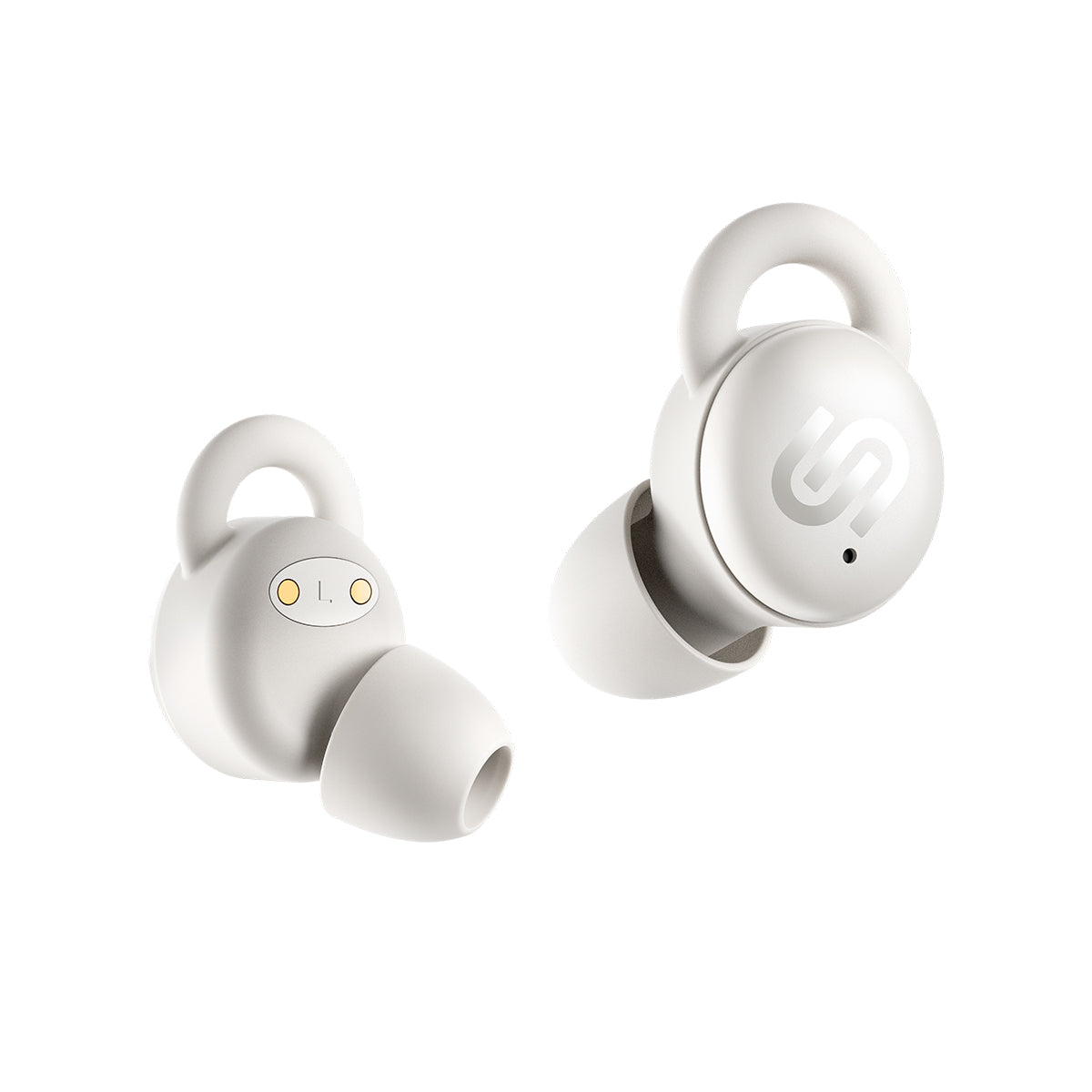 ワイヤレスイヤホン 寝ホン 小型 PORTO True Wireless Earbuds クラウドホワイト