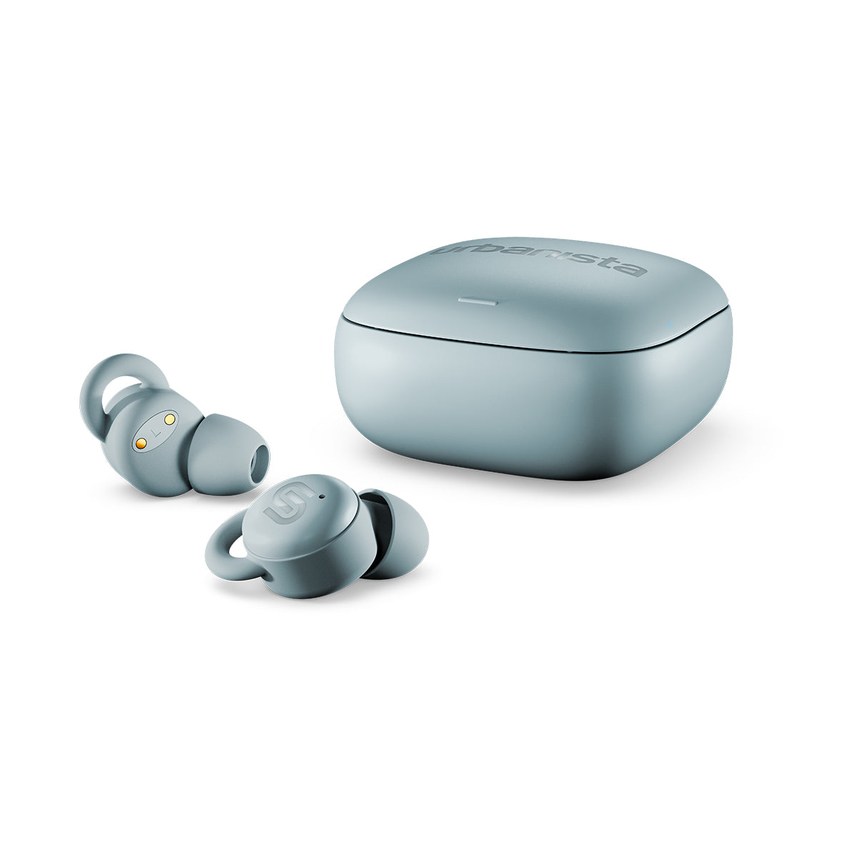 ワイヤレスイヤホン 寝ホン 小型 PORTO True Wireless Earbuds ミストブルー