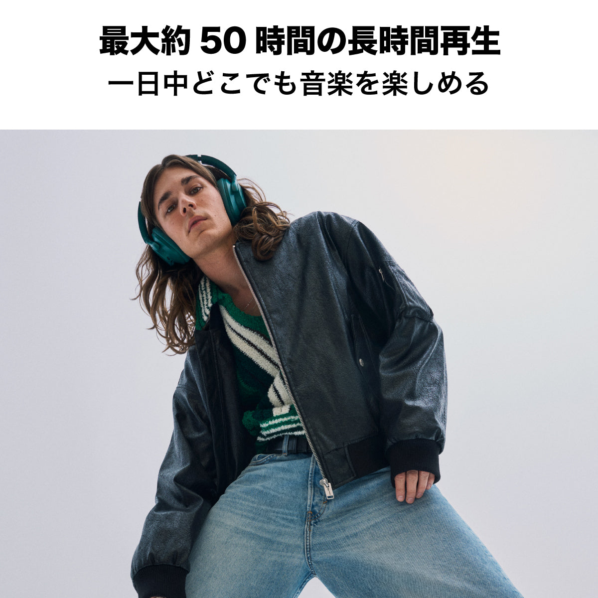 ワイヤレスヘッドホン VALENCIA ノイズキャンセリング 折りたたみ AUXポート付 パウダーピンク