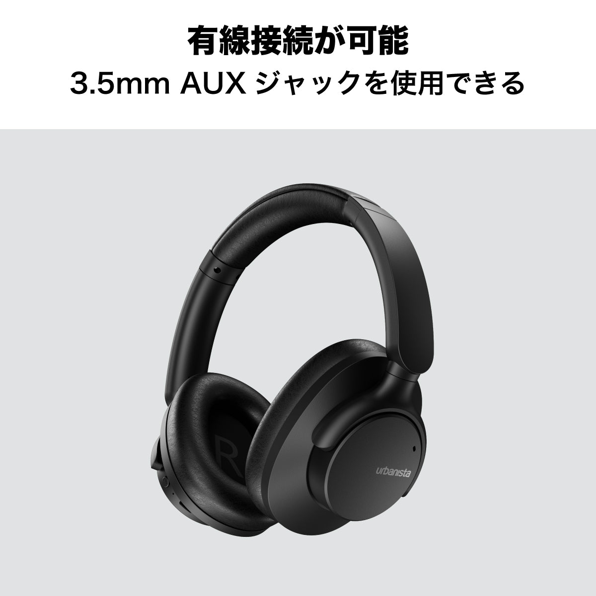 ワイヤレスヘッドホン VALENCIA ノイズキャンセリング 折りたたみ AUXポート付 パウダーピンク