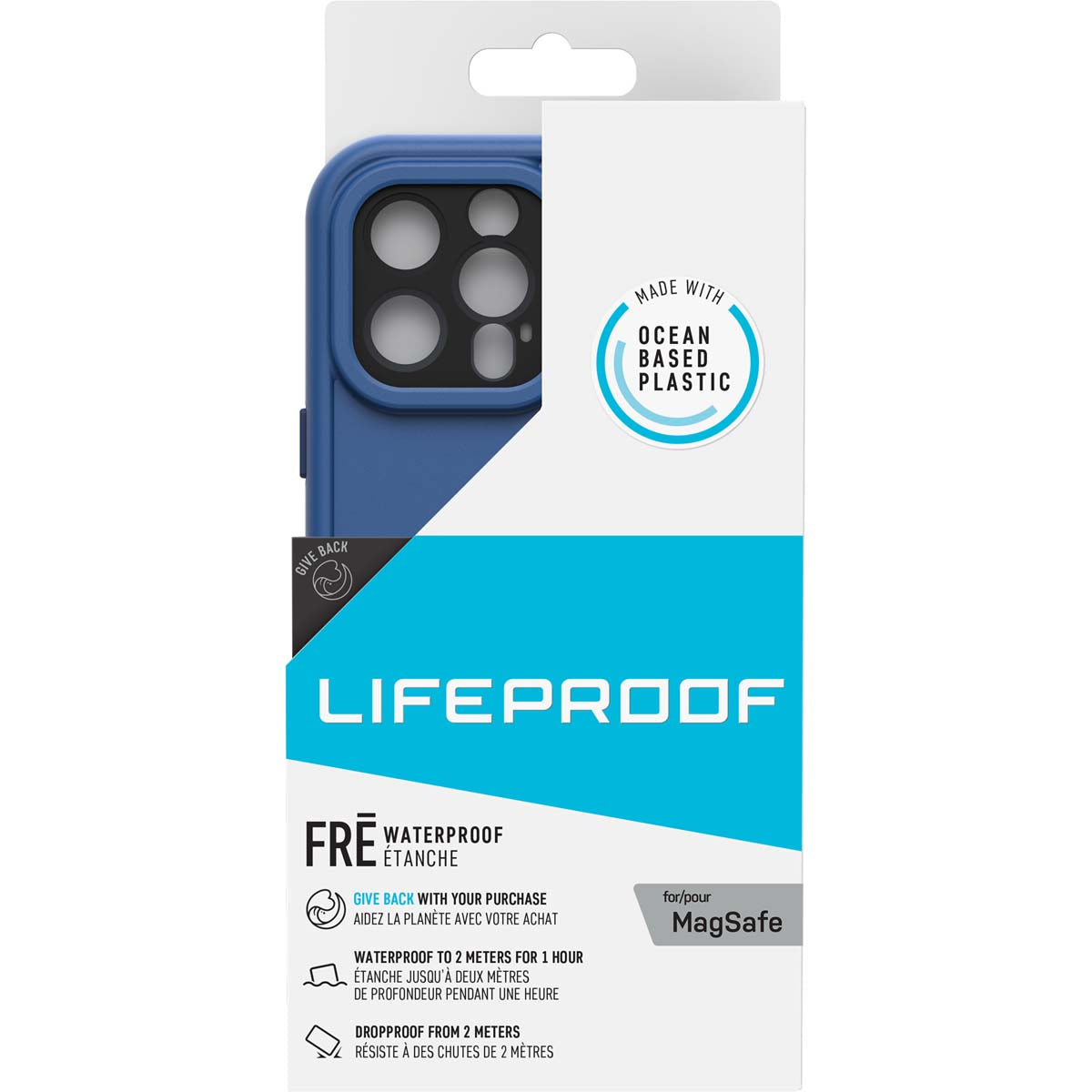 iPhone13ProMaxケース LifeProof FRE MagSafe オンワードブルー