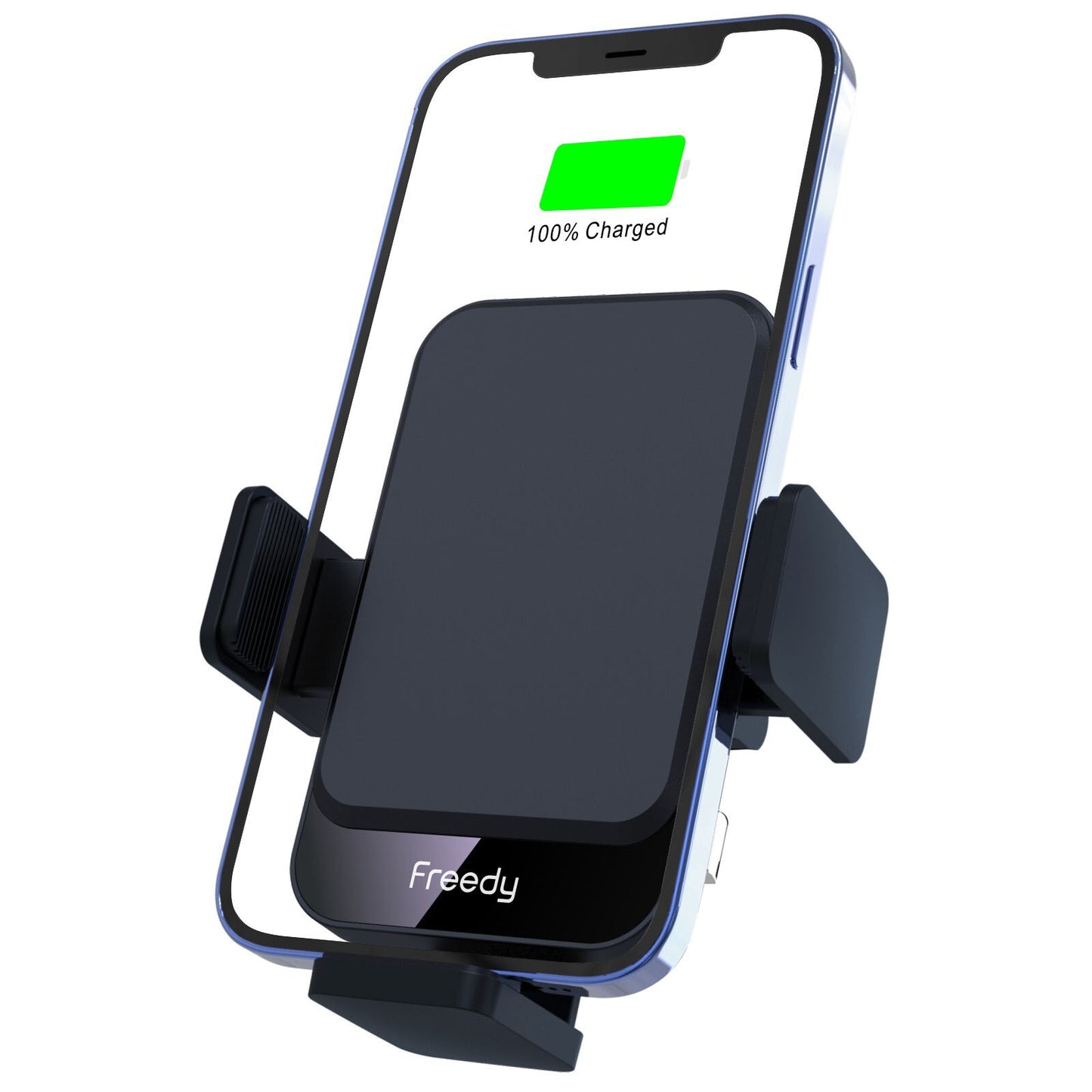 ワイヤレス充電器 車載 カーマウント スマホスタンド EA1305