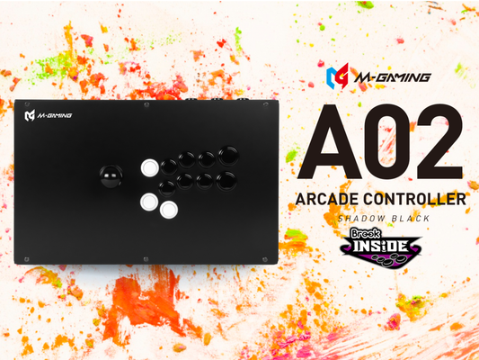 プロゲーマー ネモ選手が完全監修したアーケードコントローラー「M-GAMING A02」の予約受付を開始