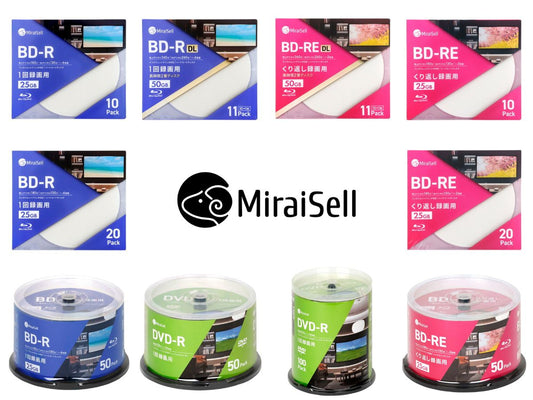【新商品】MiraiSellの録画用メディアが登場！