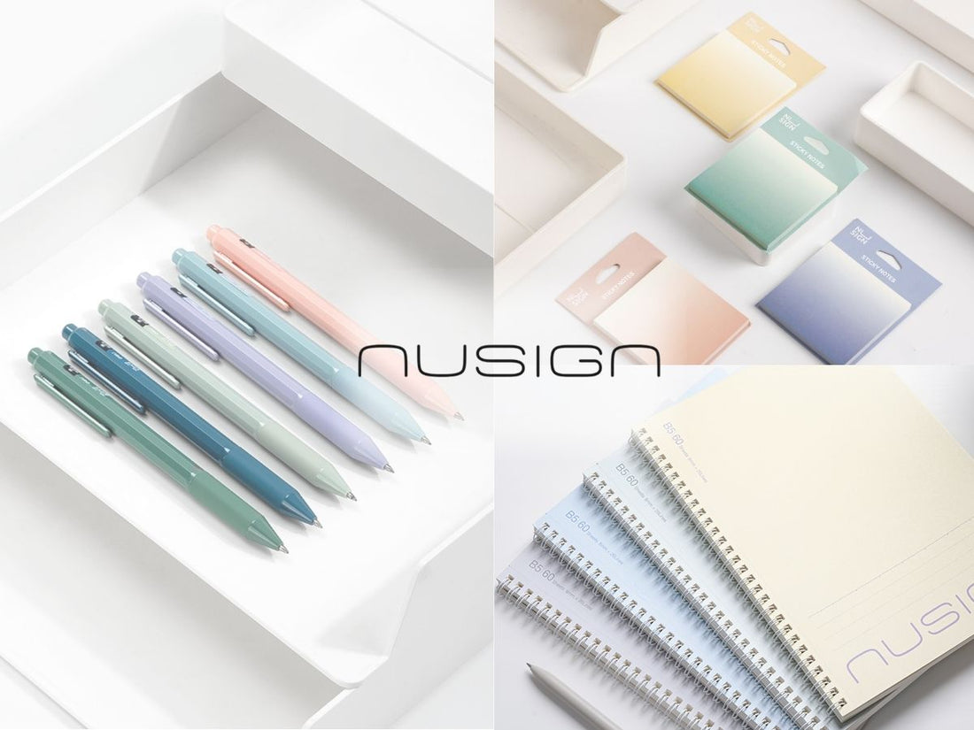 【新商品】nusignより個性あふれるペン・付箋・ノートが登場