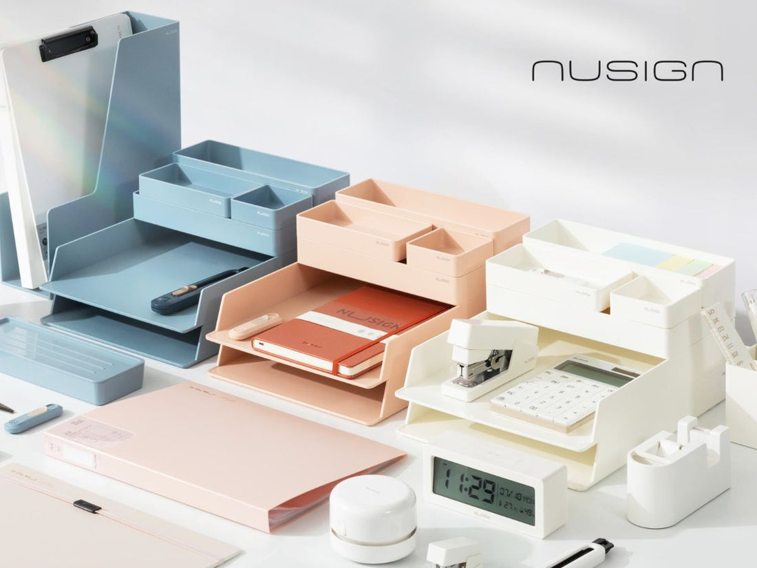 ニュアンスカラーのおしゃれな文房具「nusign」がミライセルセレクションに登場！